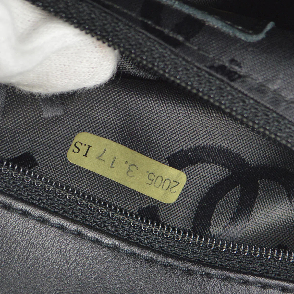 Chanel 2004-2005 Black Calfskin Wild Stitch Handbag