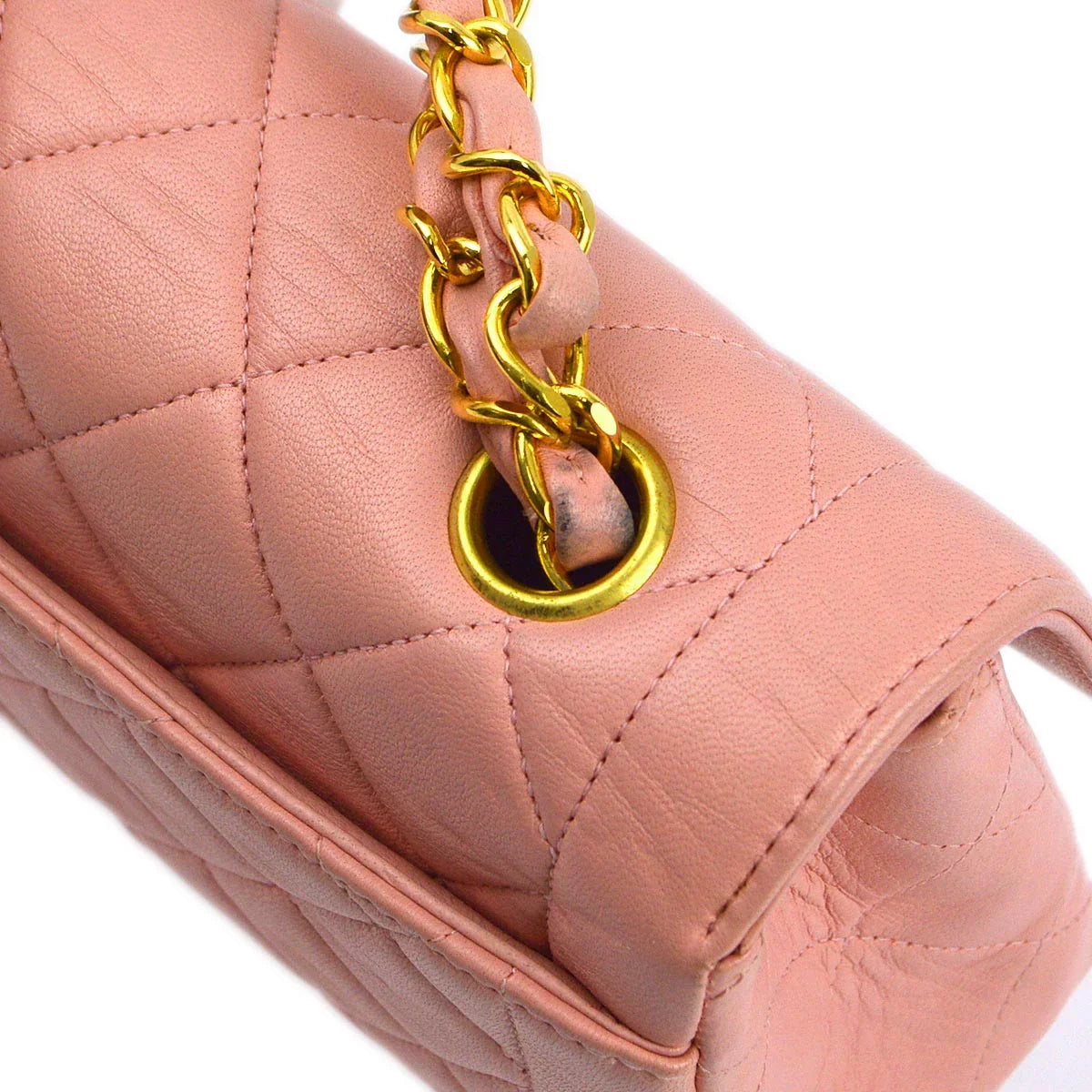 Chanel 1996-1997 Pink Lambskin Handbag
