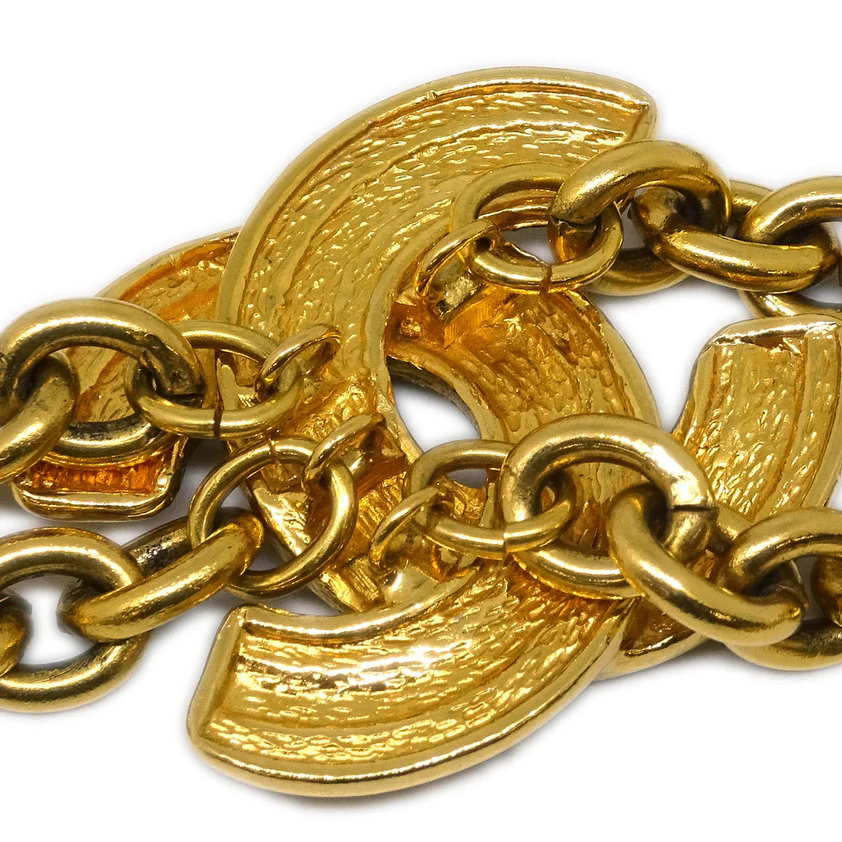 Chanel CC Gold Chain Belt 6051 Small Good