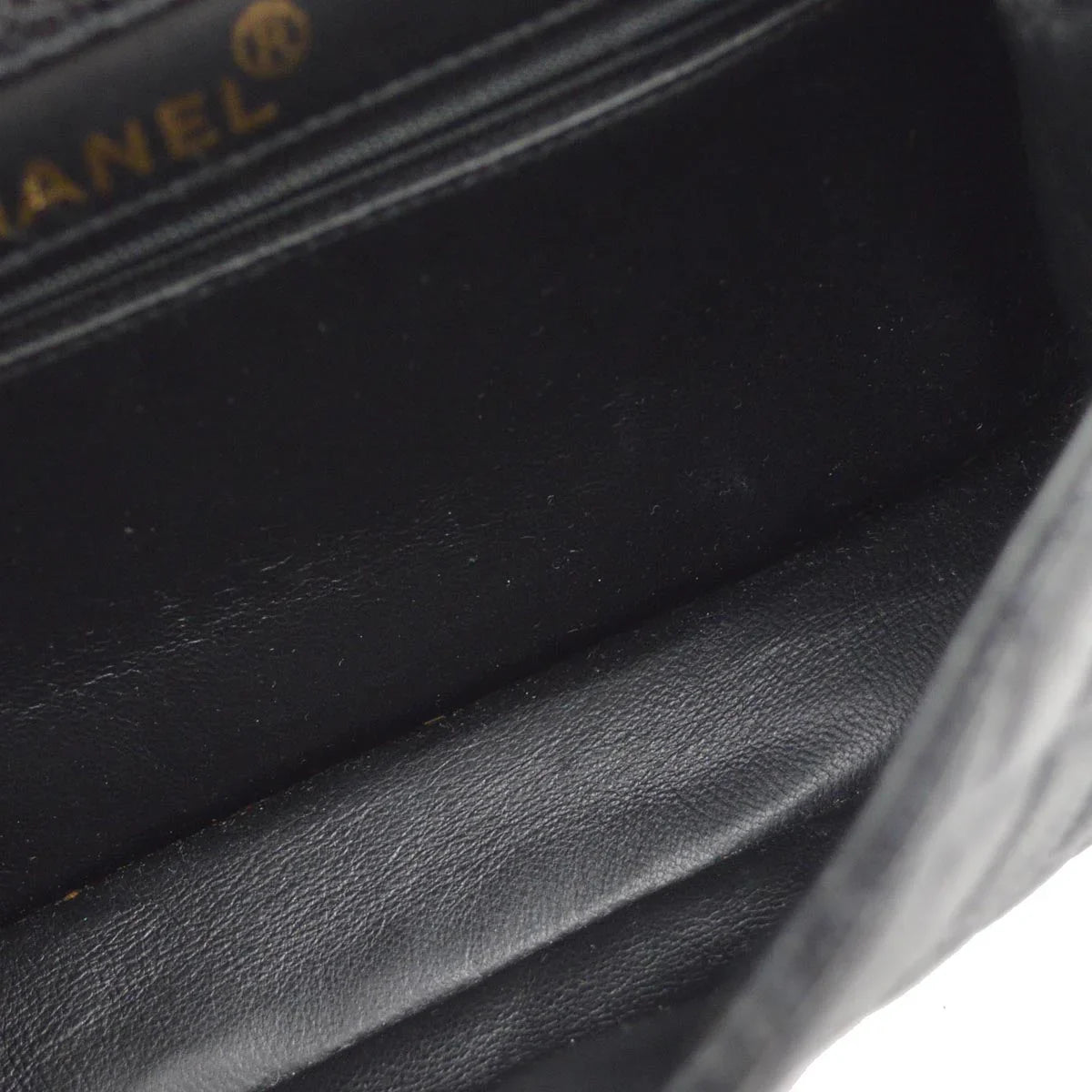Chanel 1996-1997 Black Caviar Double Sided Classic Flap Shoulder Bag