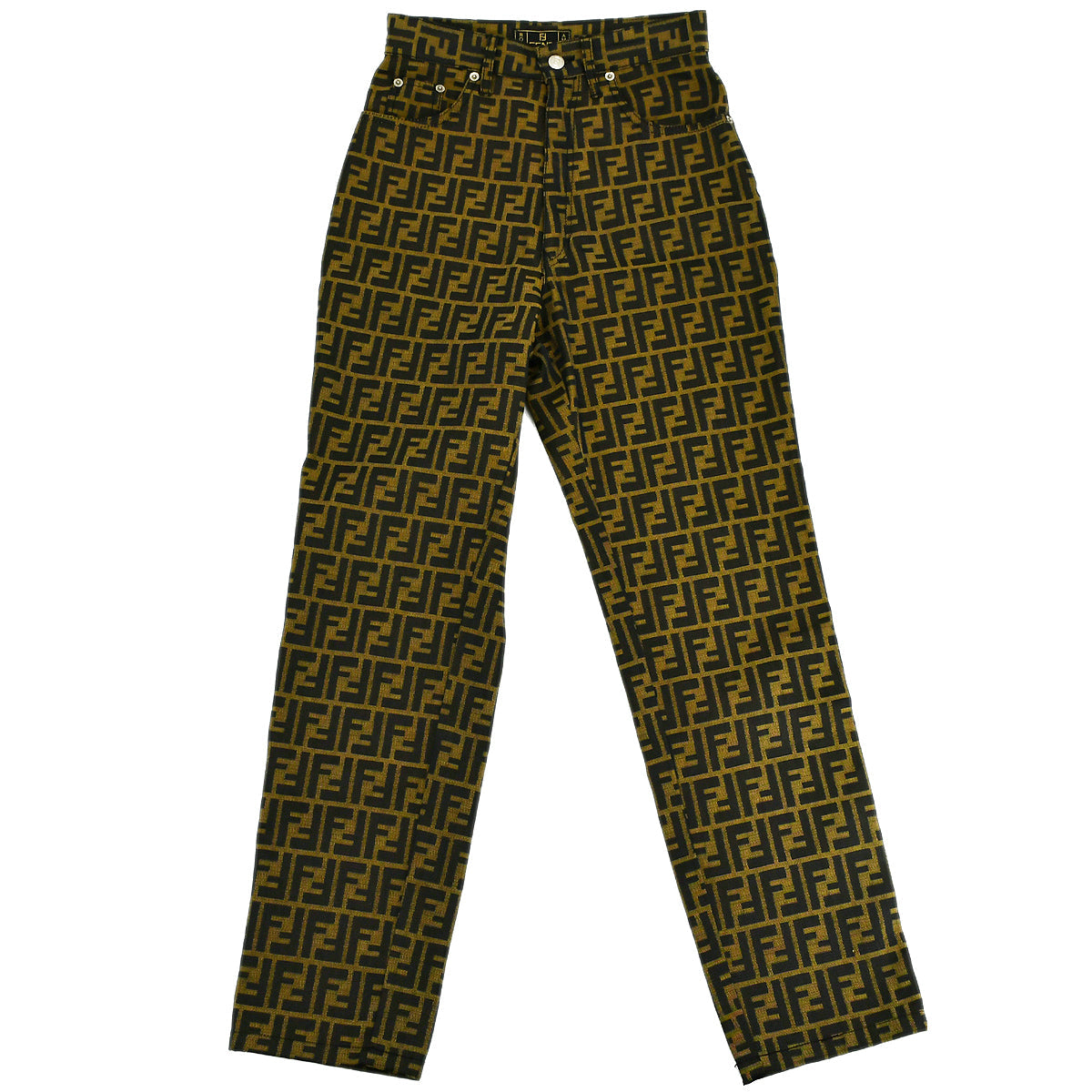 Fendi Zucca Pants Brown #42 – AMORE Vintage Tokyo