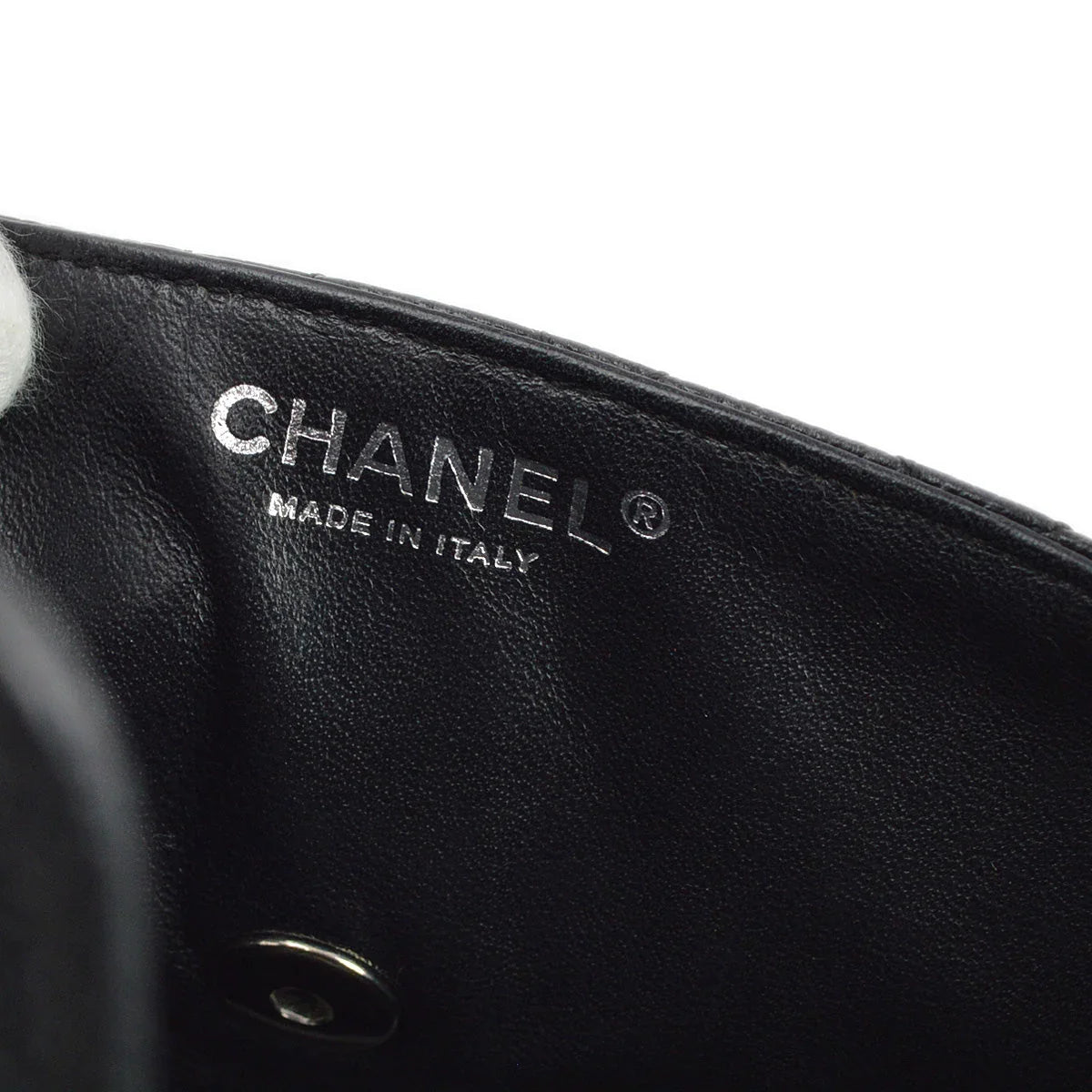 Chanel 2006-2008 Black Caviar East West Shoulder Bag