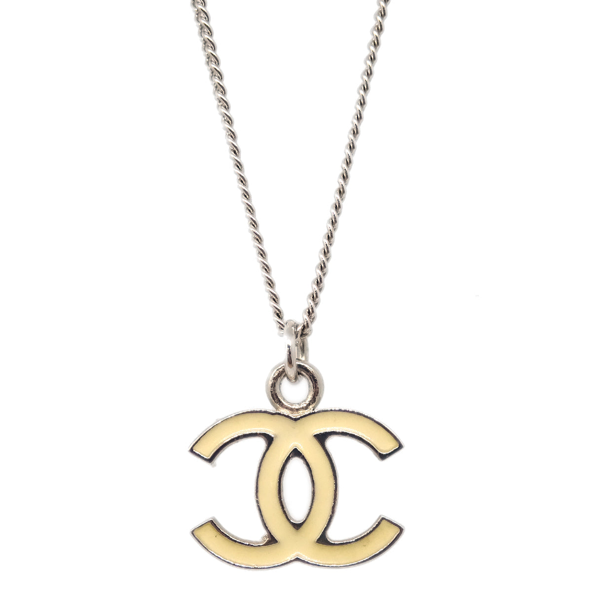 CHANEL チャーム & リング セット Chanel Chain Necklace Silver White 07V – AMORE Vintage Tokyo