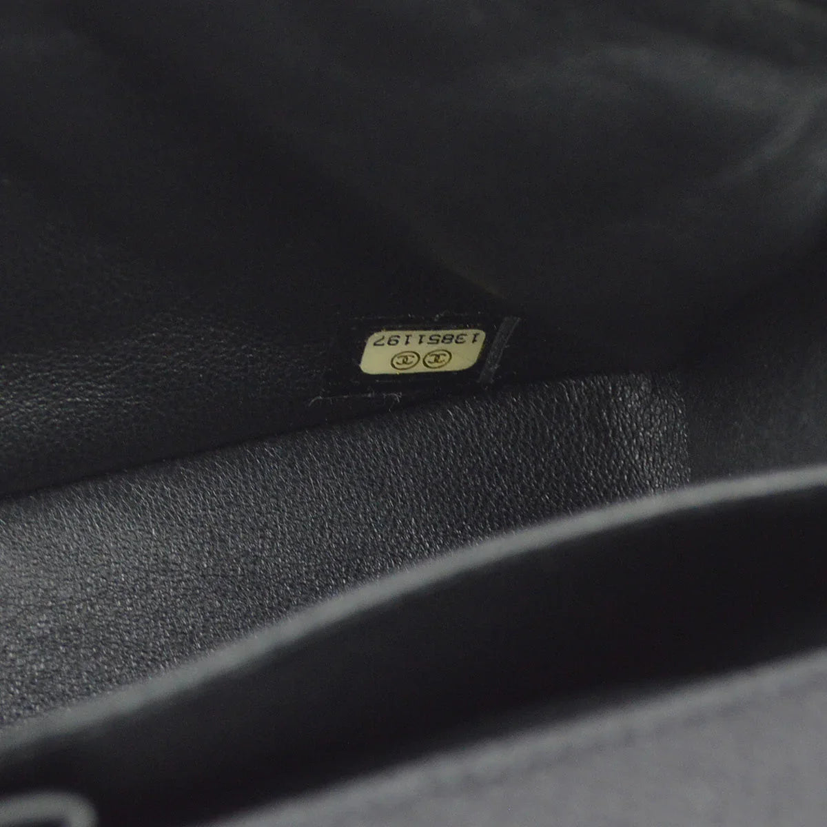 Chanel 2009-2010 Black Caviar East West Shoulder Bag
