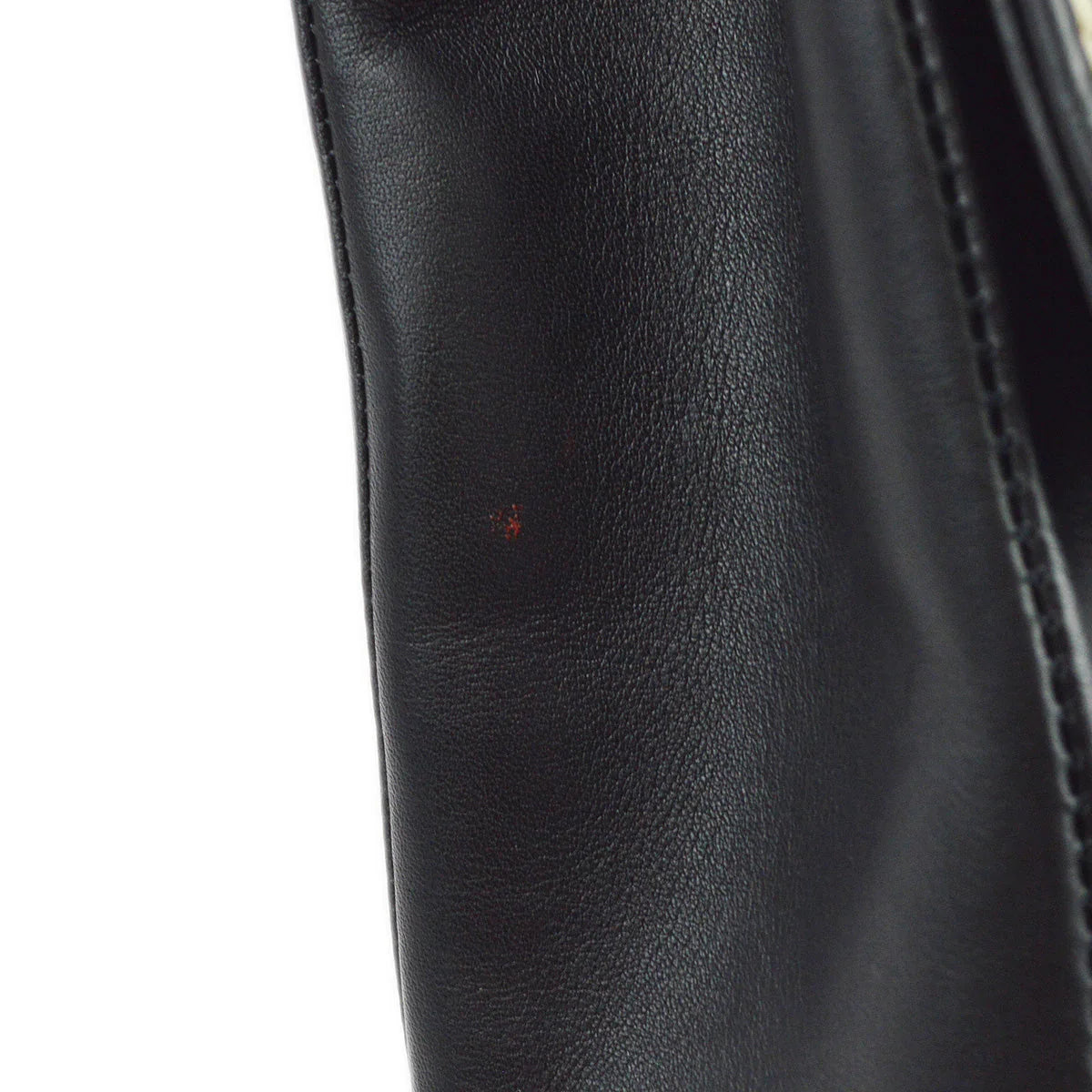 Chanel 2004-2005 Black Calfskin Wild Stitch Handbag
