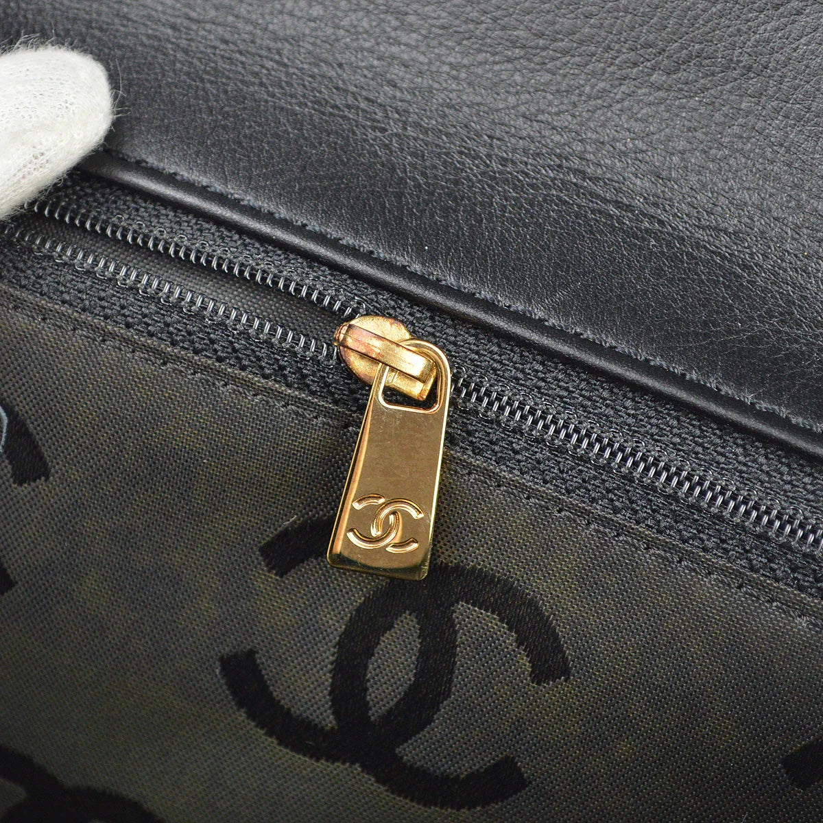 Chanel 2004-2005 Black Calfskin Wild Stitch Handbag