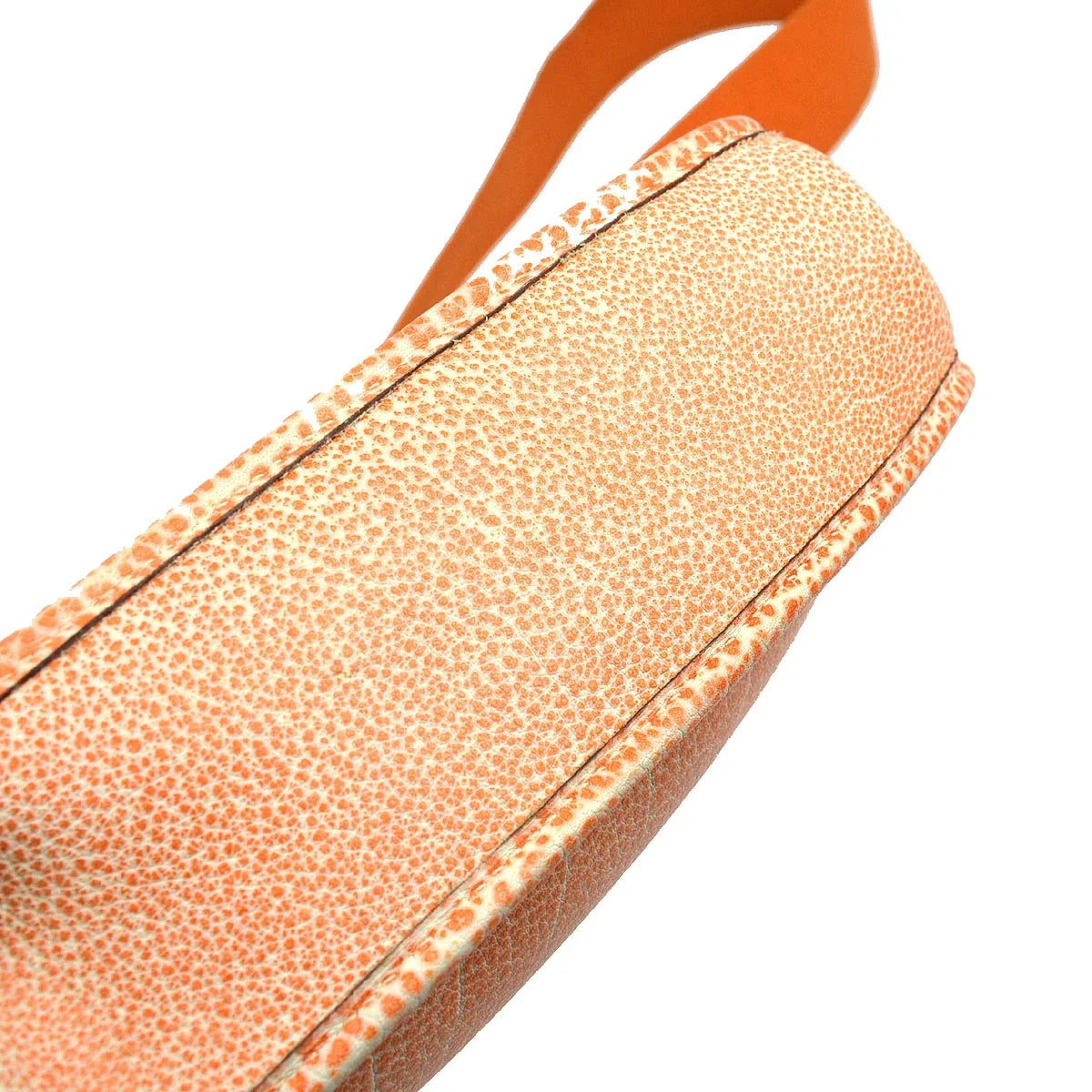 Hermes 2002 Orange Dalmatian Evelyne PM Shoulder Bag