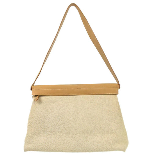 Hermes 2001 White Dalmatian Yeoh Bag 2 in 1 Handbag