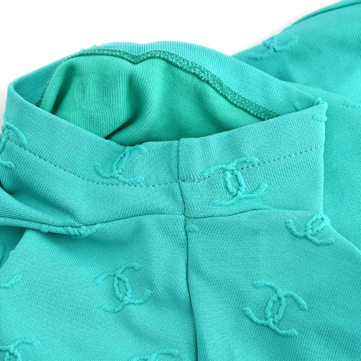 Chanel Cropped T-shirt Light Blue 97P #38