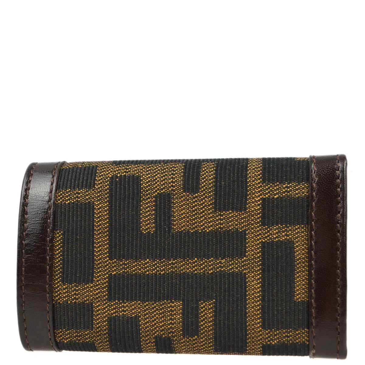 Fendi 2000 Brown Zucca Six Hook Key Case Small Good