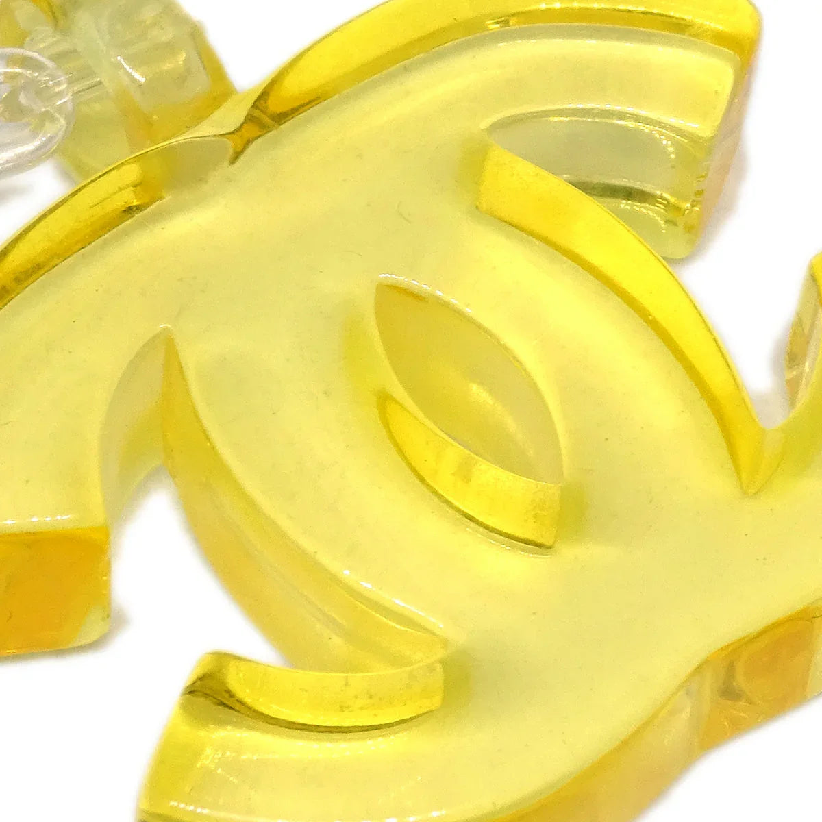 Chanel CC Pendant Necklace Yellow 01P