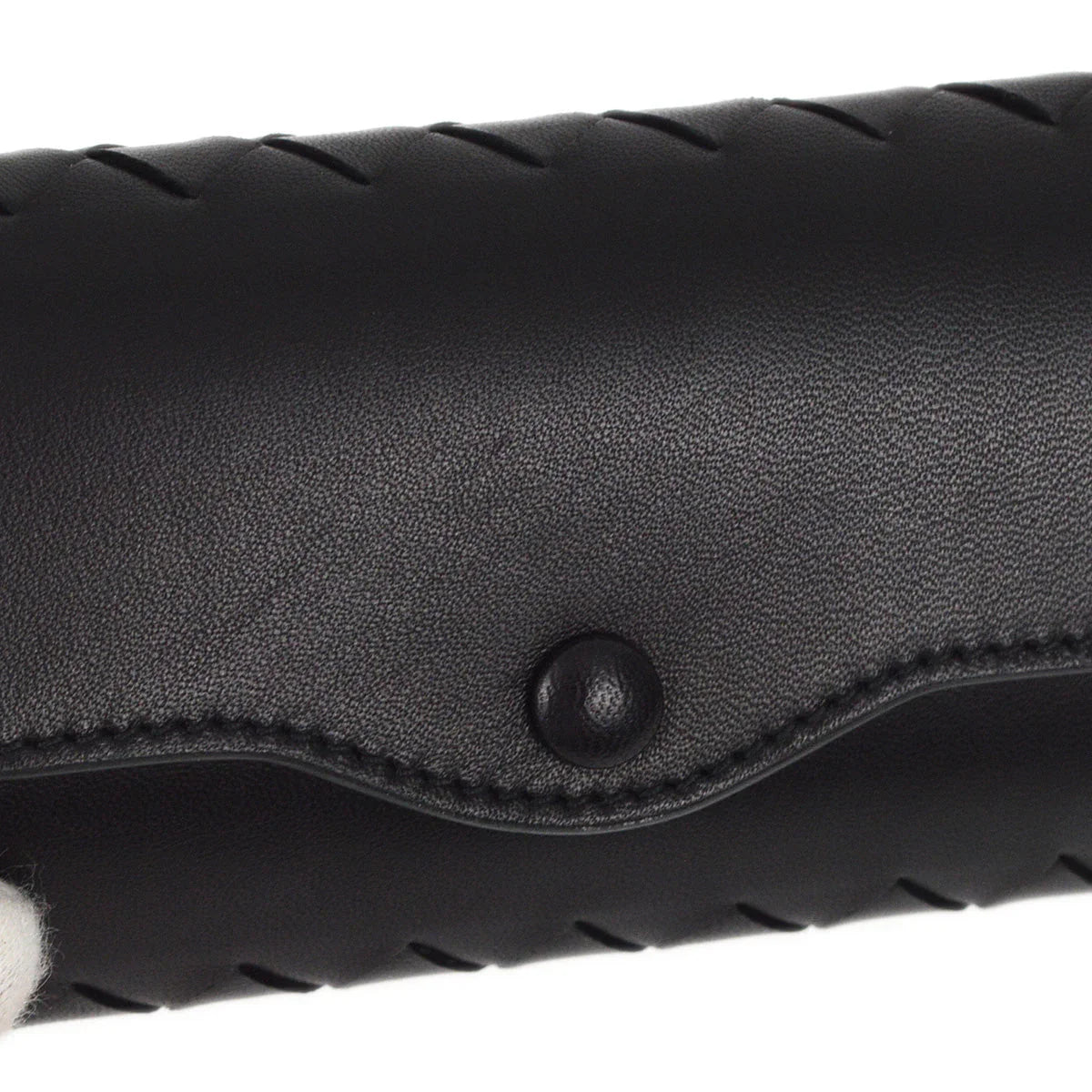 Bottega Veneta Intrecciato Key Case Black Small Good