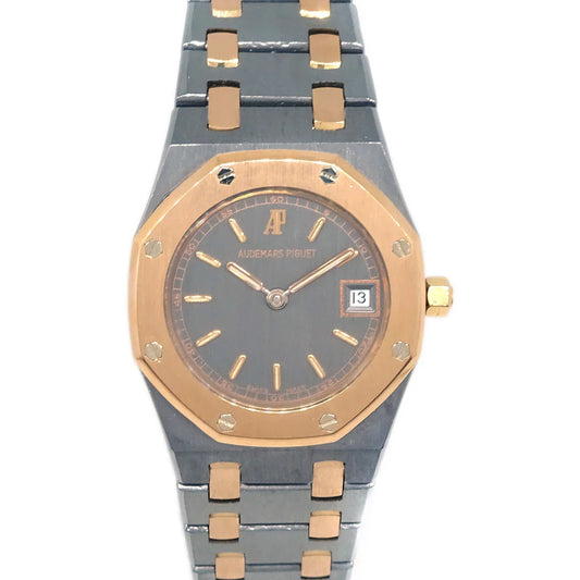 Audemars Piguet Royal Oak Tantalum Quartz Watch 18KPG SS