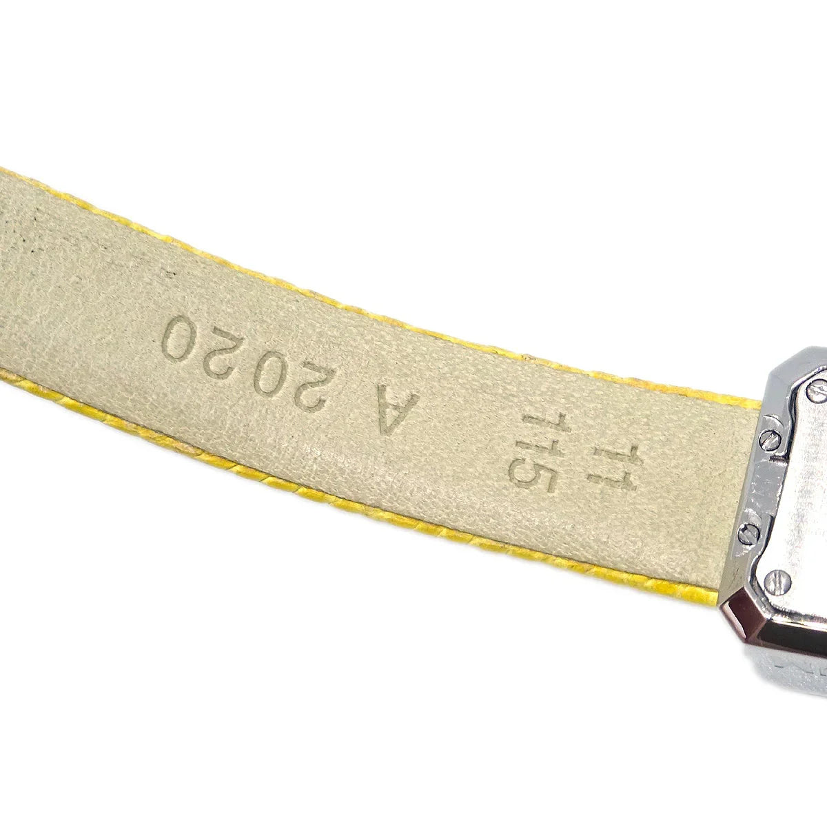 Corum * Sugar Cube Ref.137.425.47 Quartz Watch SS Diamond Yellow