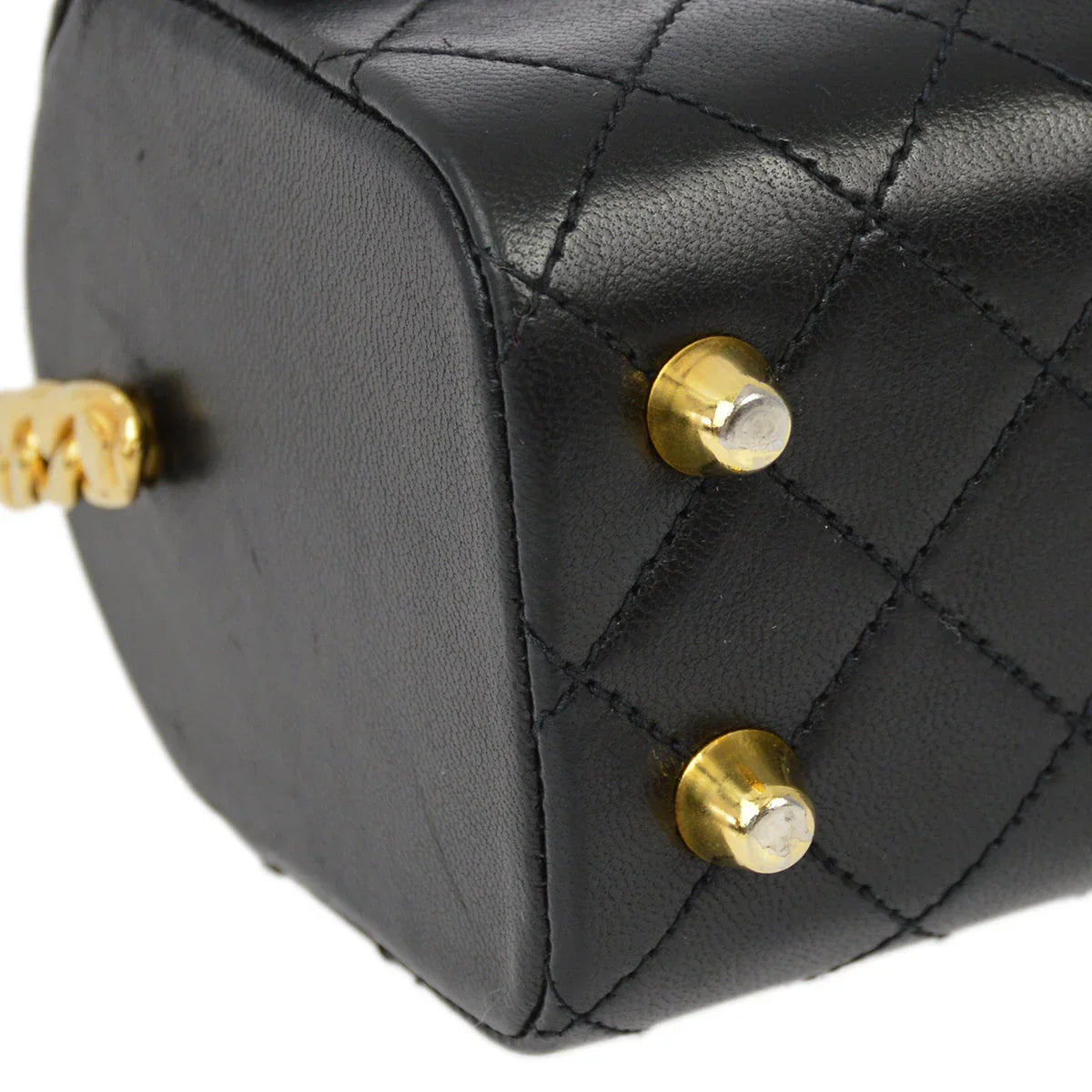 Chanel * 1986-1988 Black Lambskin Handbag