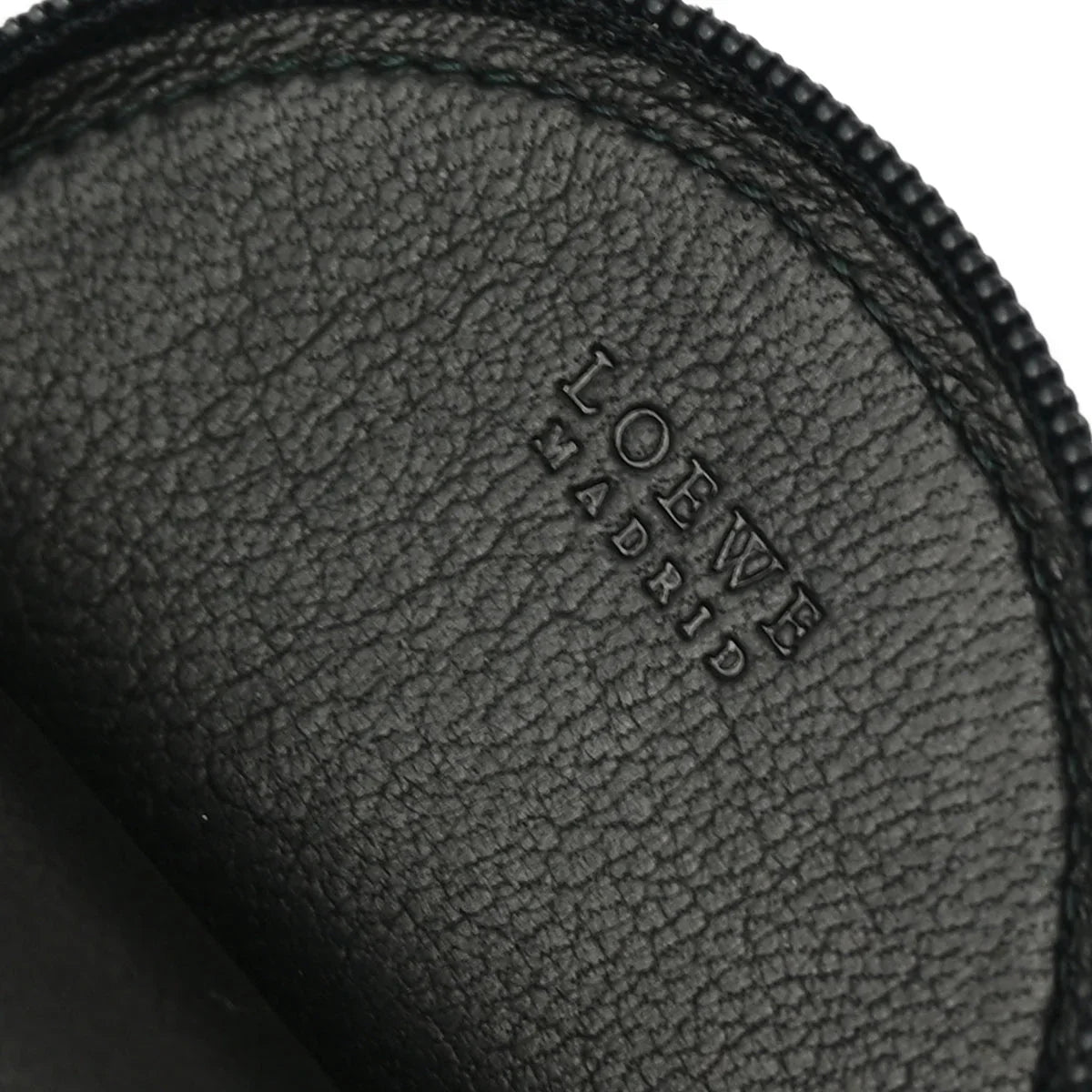 Loewe Lambskin Round Coin Case