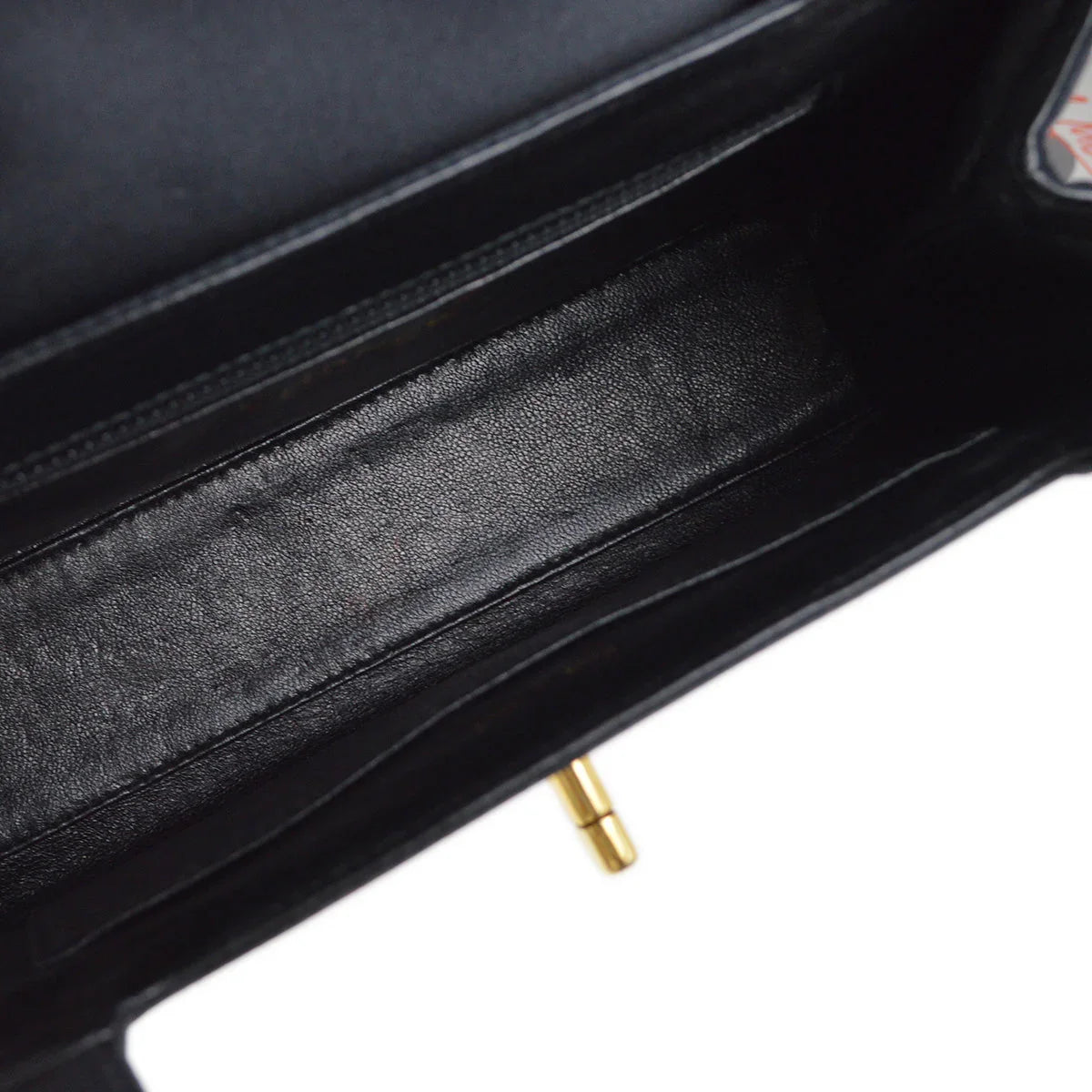 Chanel 1997-1999 Black Satin Handbag