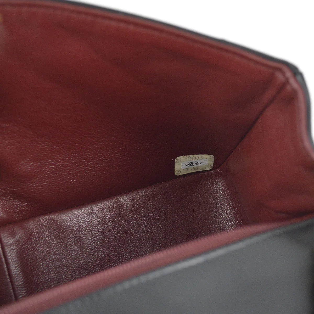Chanel 1996-1997 Black Lambskin Medium Diana Shoulder Bag