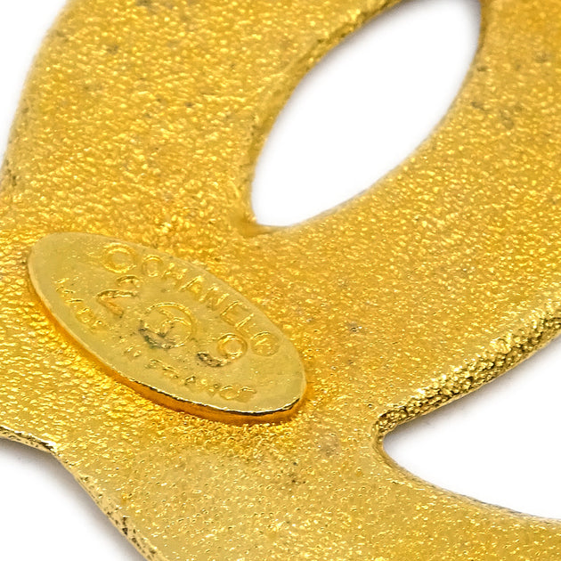 Chanel CC Brooch Pin Gold 29/1263 – AMORE Vintage Tokyo