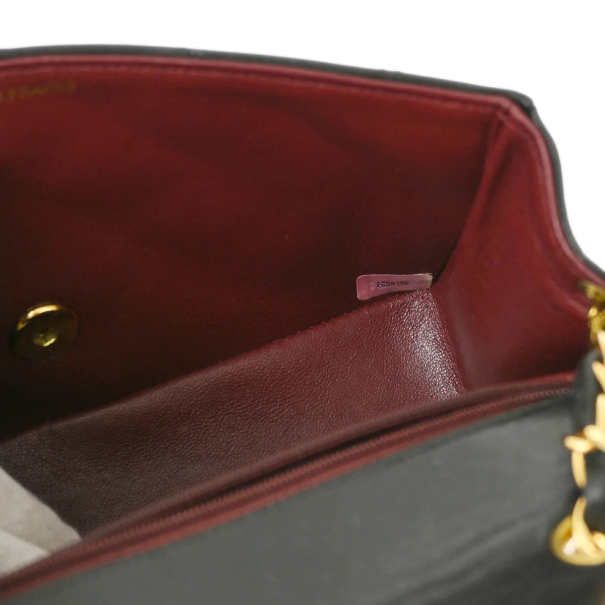 Chanel 1994-1996 Black Lambskin Small Diana Shoulder Bag