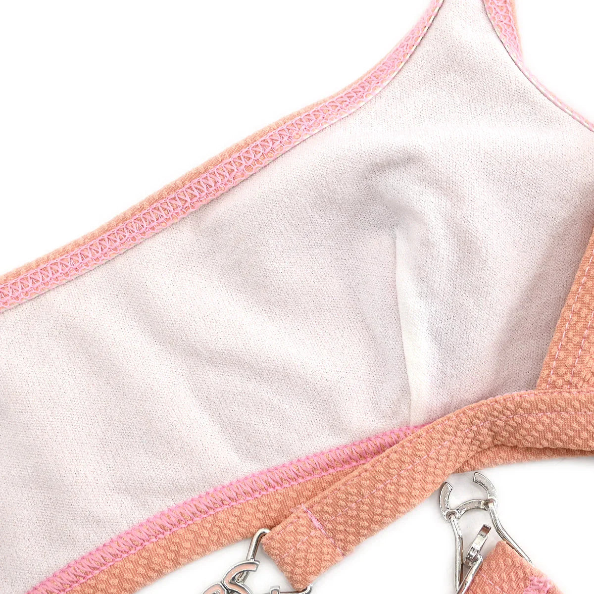 Chanel Swimwear Bikini Swimsuit Pink 02P #38