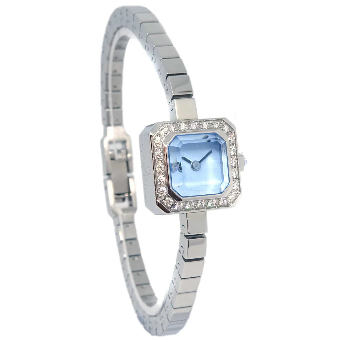 Corum Sugar Cube Ref.37.426.47 Quartz Watch SS Diamond