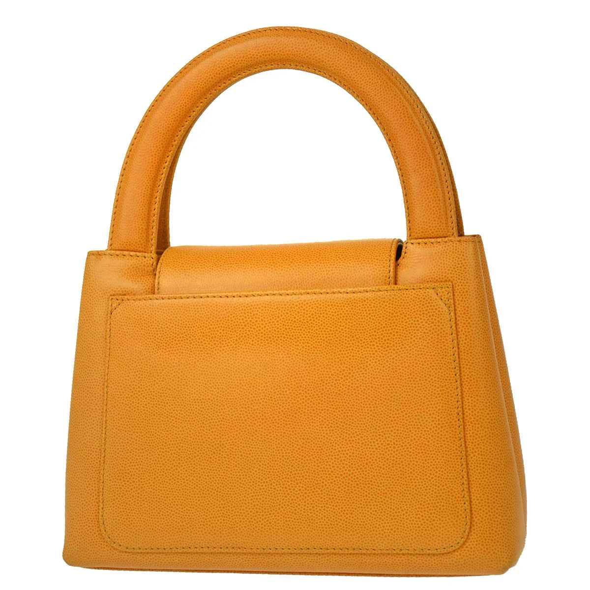 Chanel * 1997-1999 Orange Caviar Handbag