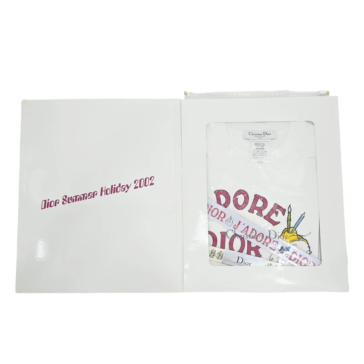 Christian Dior 2002 T-shirt Bangle Nail Seal Set #38