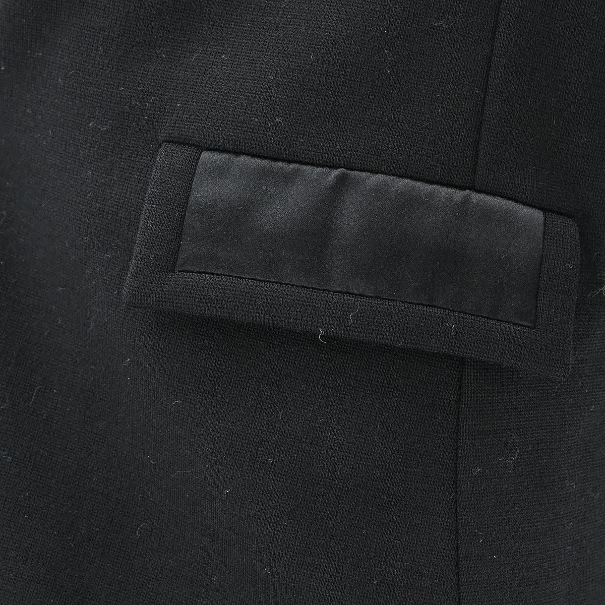 Chanel 2007 Single Breasted Jacket Black 07A #40