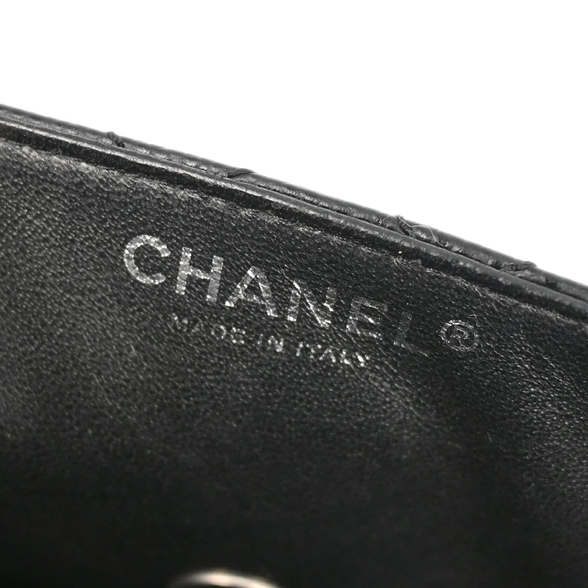 Chanel Black Caviar East West Shoulder Bag