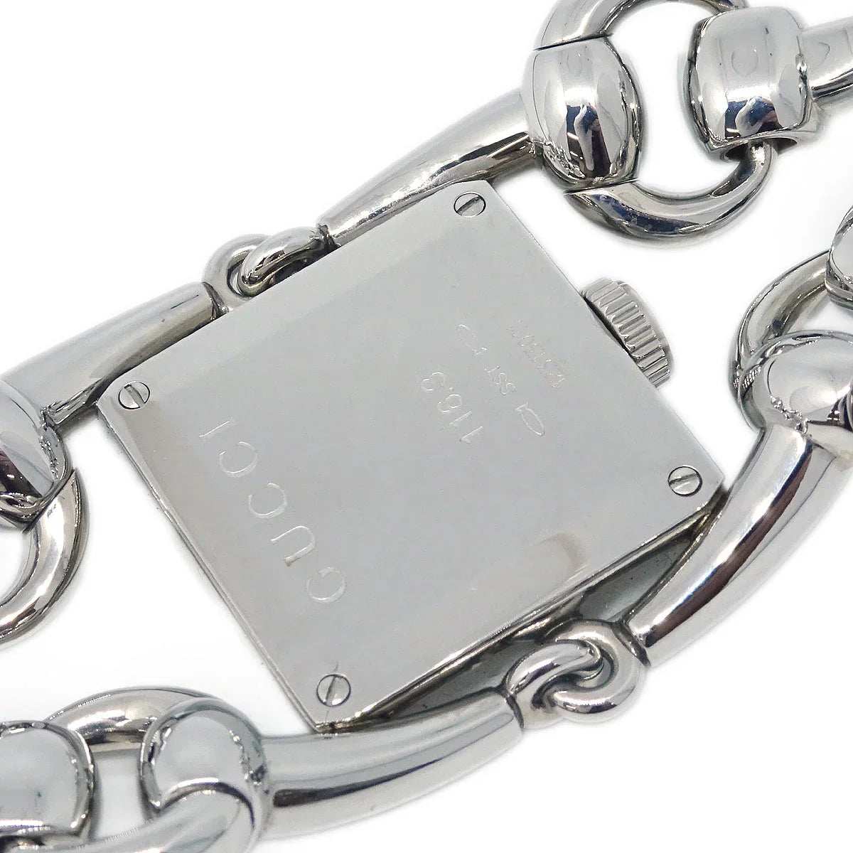 Gucci 116.3 Signoria Quartz Watch SS Diamond