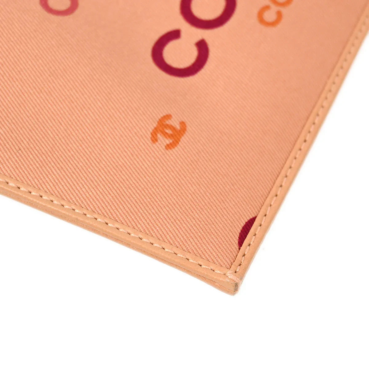 Chanel 2001-2003 Pink Canvas Coco Chain Handbag