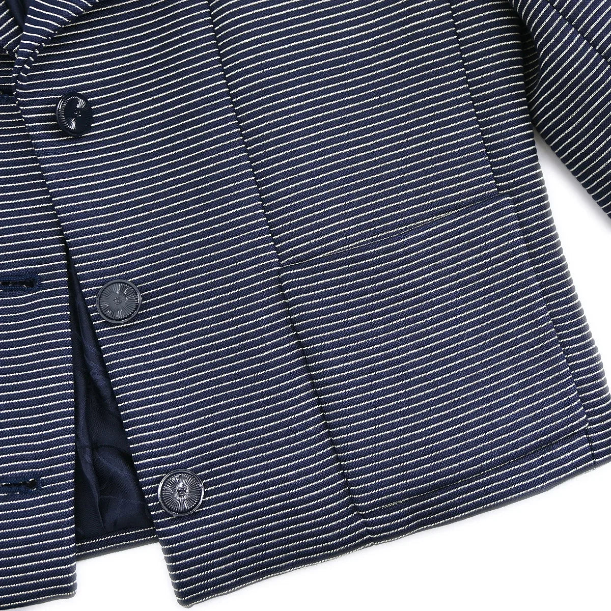 Chanel 2001 Single Breasted Jacket Black #38