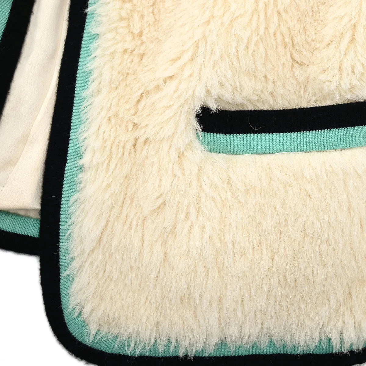 Chanel 1994 Fur Jacket Coat White