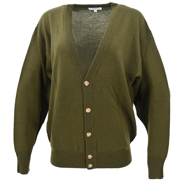 「高評価！」注目のレビュ #L Green Cardigan Laurent Saint Yves – Tokyo Vintage AMORE トップス