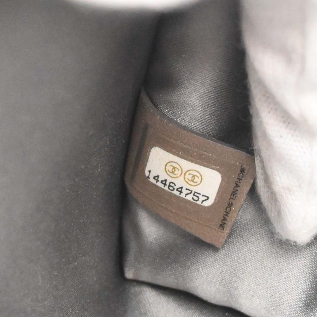 Chanel 2010-2011 Black Lambskin Icon Chain Handbag