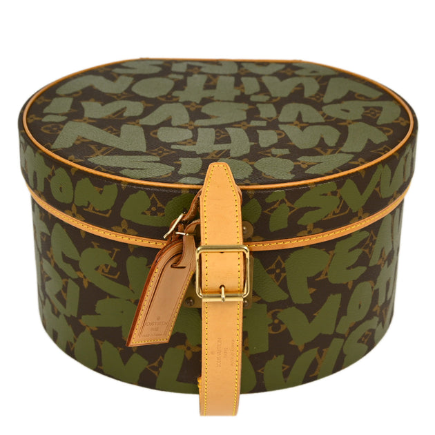 【2024年】高評価レビューアイテム特集 Vuitton Louis 2009 30 Chapeau Boite Graffiti Monogram Khaki 帽子