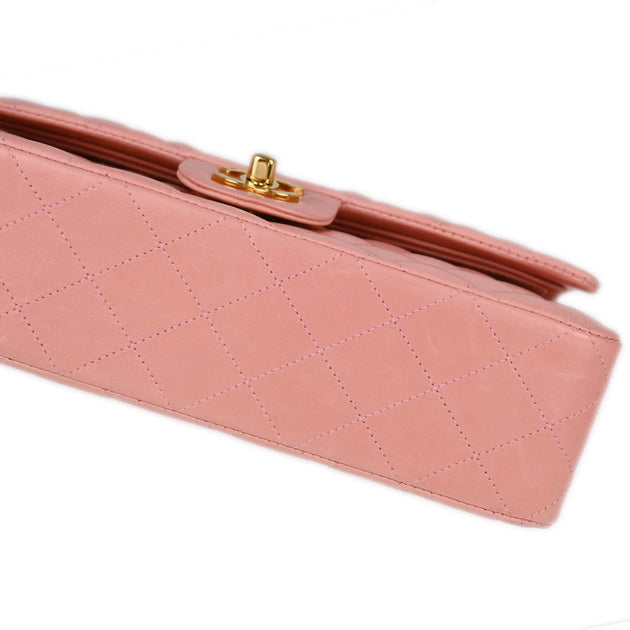 CHANEL 22p Mini Classic Flap Top Handle Crossbody Bag Baby