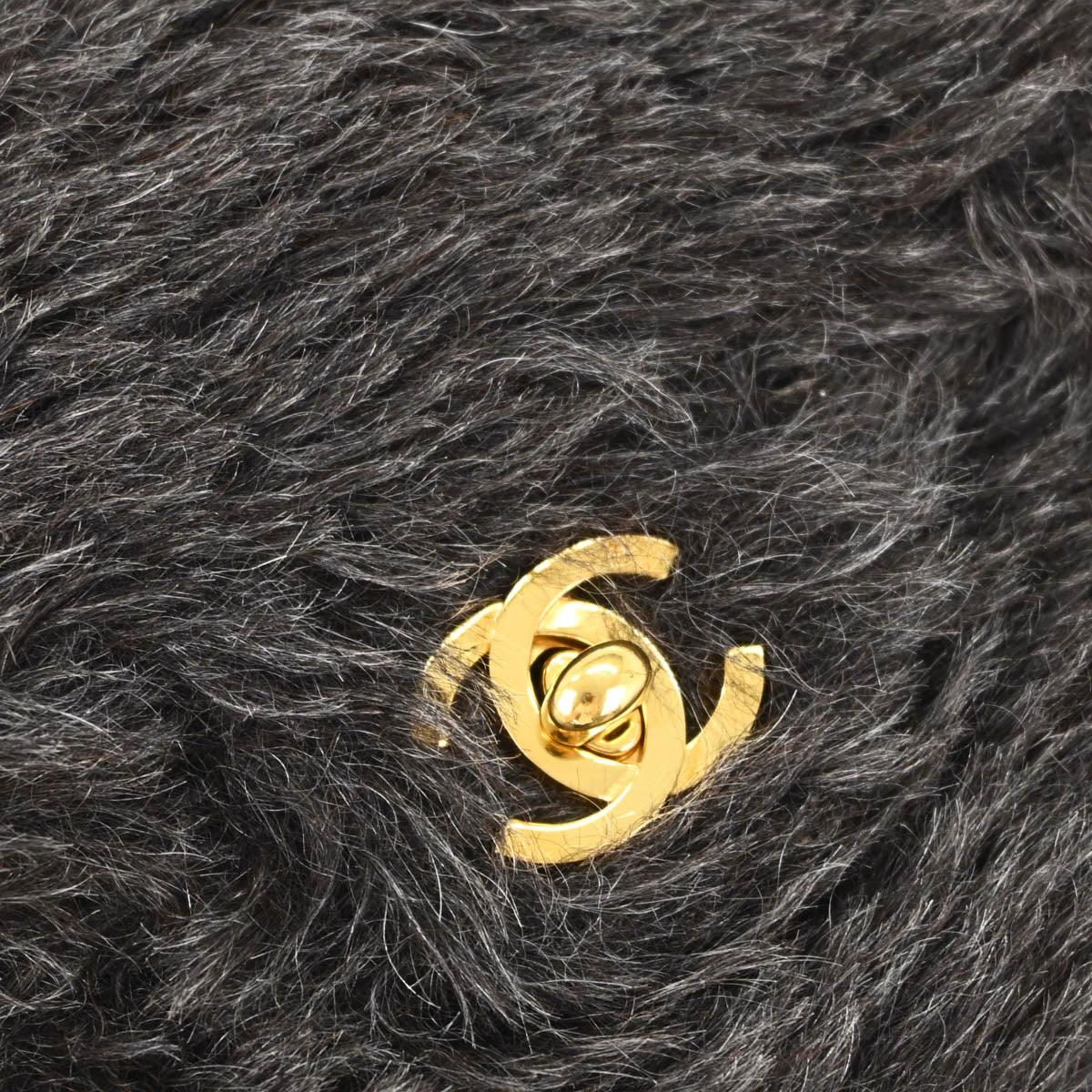 Chanel * 1991-1994 Fur Mini Square Handbag