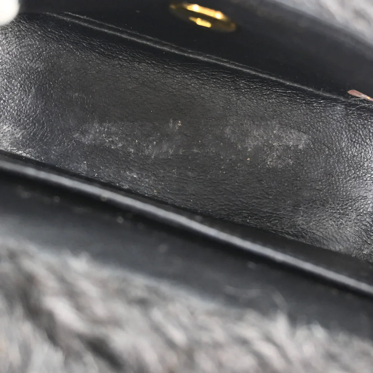 Chanel * 1991-1994 Fur Mini Square Handbag