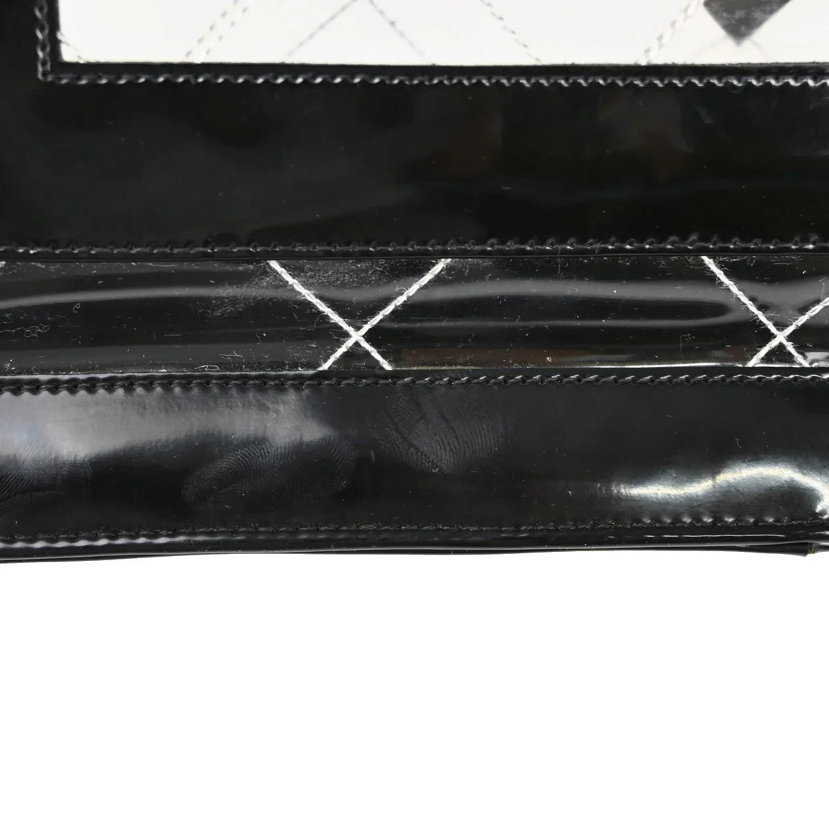 Chanel 1994-1996 PVC Maxi Classic Flap Shoulder Bag