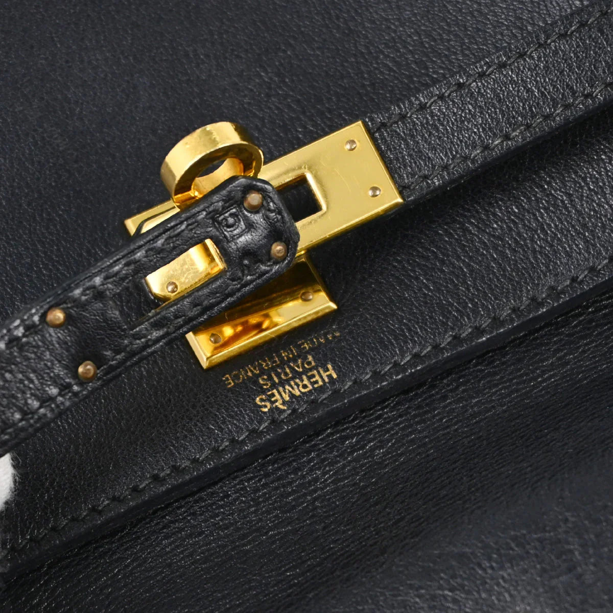 Hermes 1999 Black Gulliver Kelly A Dos PM Backpack