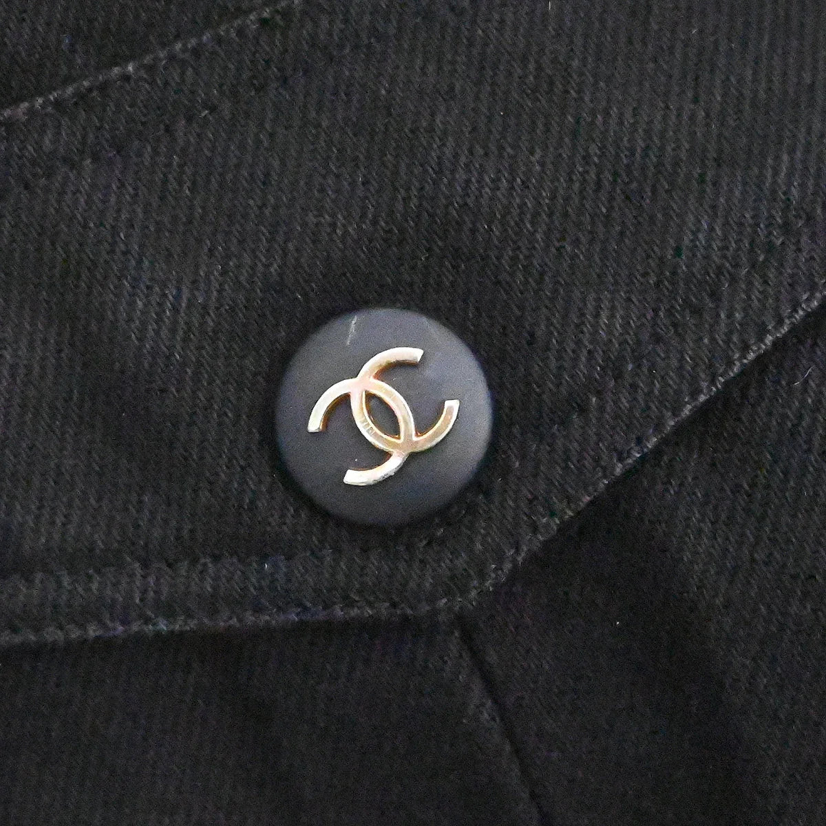 Chanel Setup Suit Jacket Skirt Black 01237 #36