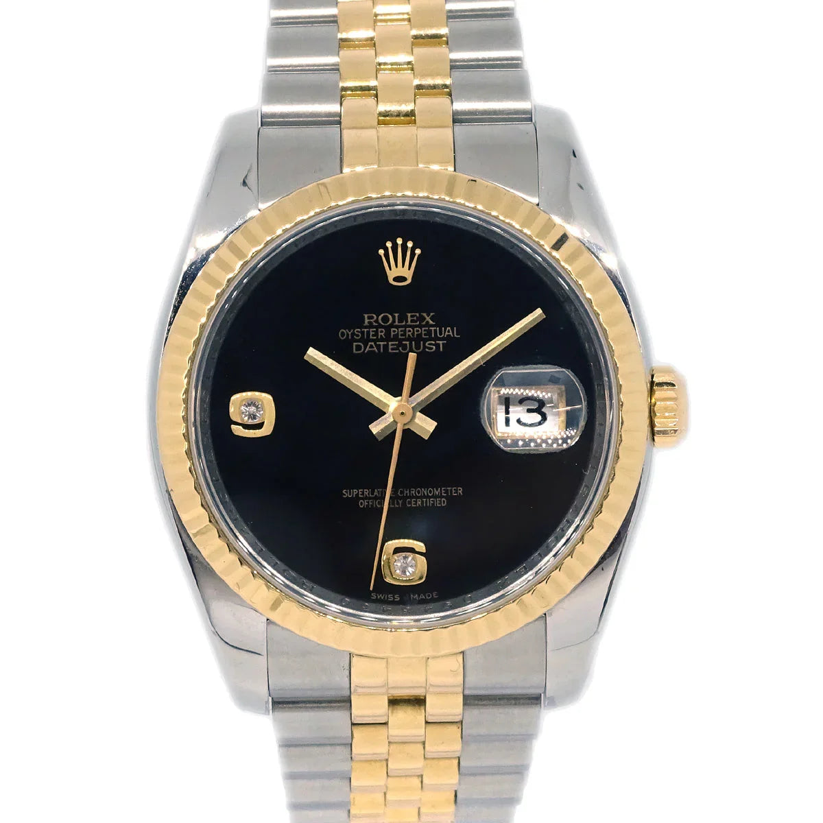 Rolex Oyster Perpetual Datejust Ref.116233_2BR 36mm Watch 18KYG SS