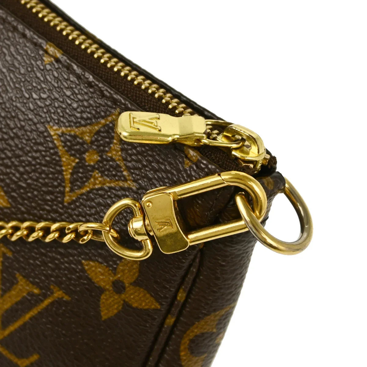 Louis Vuitton 2007 Monogram Mini Pochette Accessoires Handbag M60153