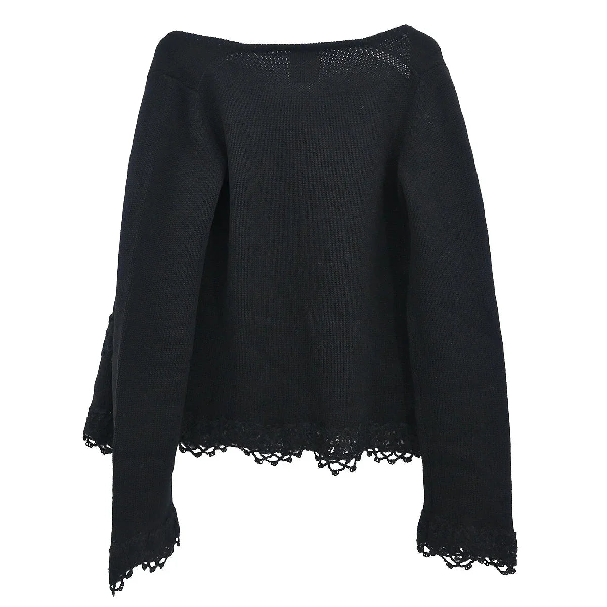Chanel Open Cardigan Black