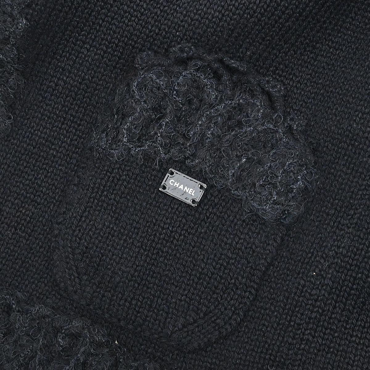 Chanel Open Cardigan Black
