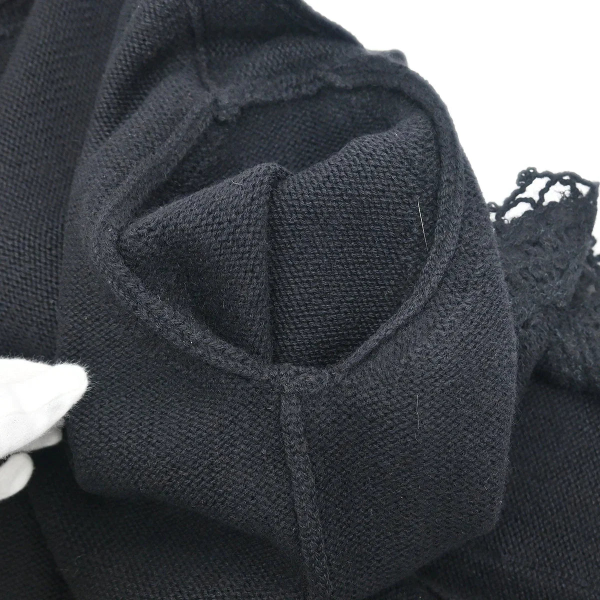 Chanel Open Cardigan Black
