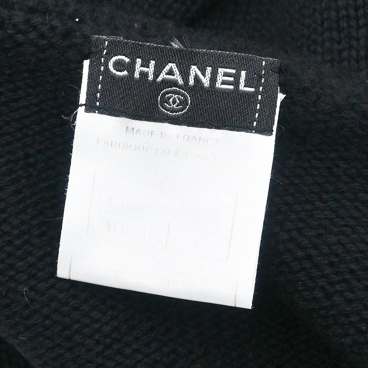 Chanel Open Cardigan Black