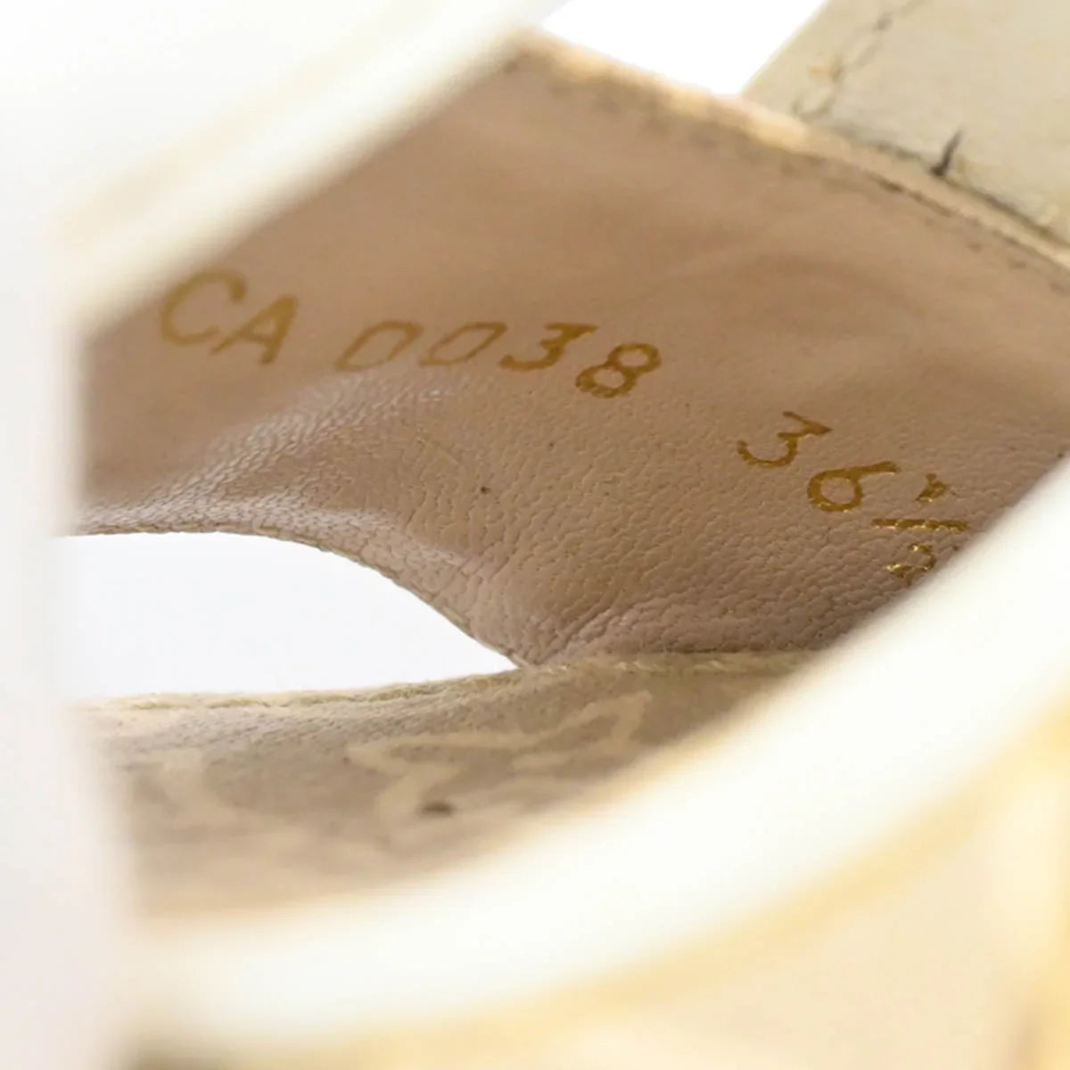 Louis Vuitton * 2008 Canvas Sandals Shoes #36 1/2